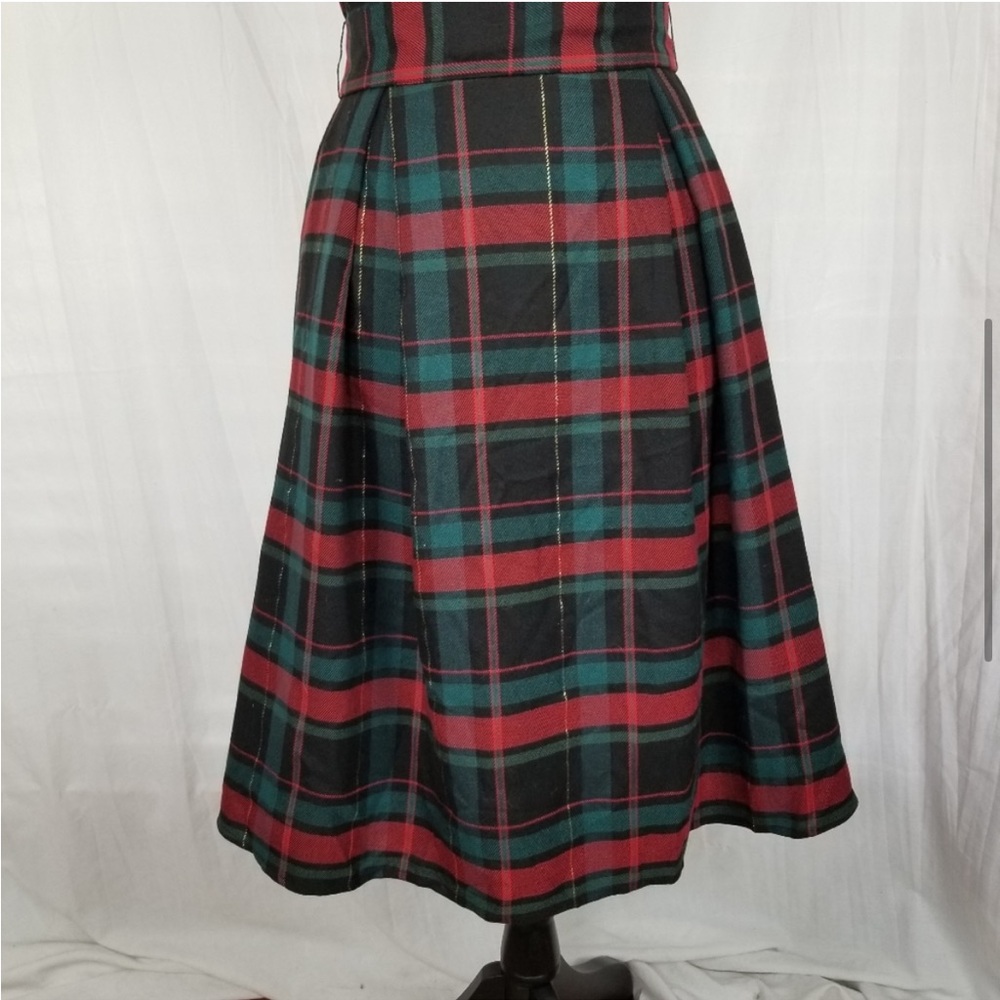 Gibson Hi Sugarplum Plaid Holiday Dress - Picture 3 of 9